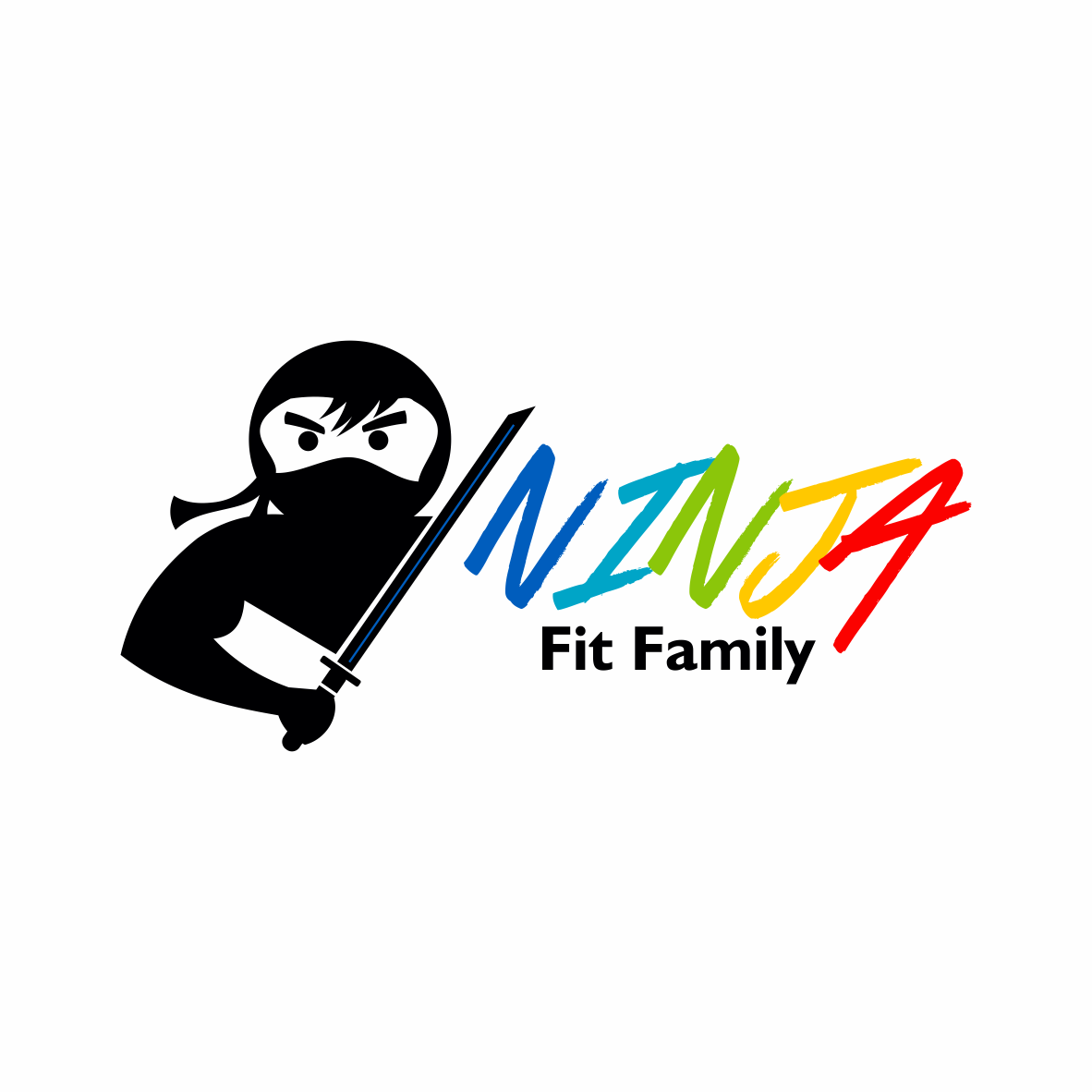 Logo Design by Petar 7 for Ninja Fit Family | Design #12316958