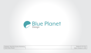 Blue Planet Design | Logo Design by Maurissahunter