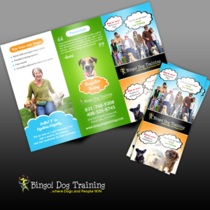 Flyer Design by creative.bugs for Bingo Dog Training | Design: #12359780
