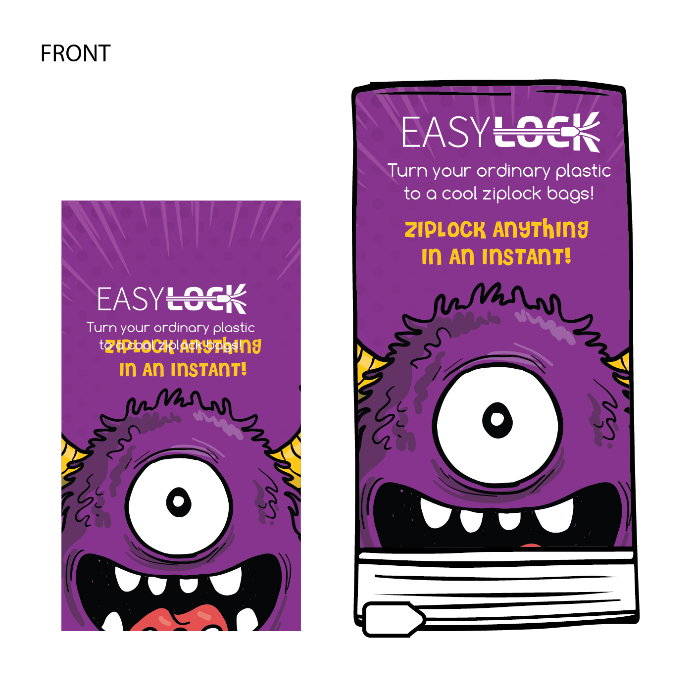 Diseño de Empaque por Kim Asuncion para easyLock | Diseño #12580483