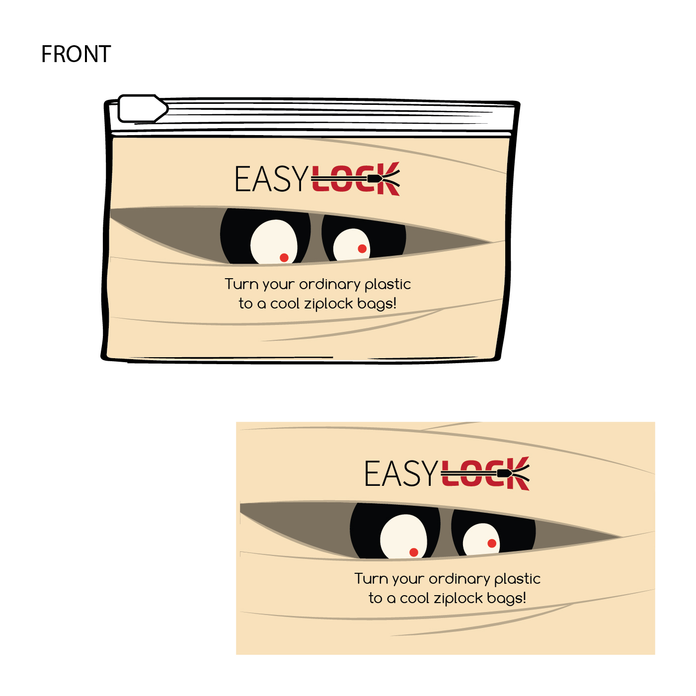 Diseño de Empaque por Kim Asuncion para easyLock | Diseño #12580724