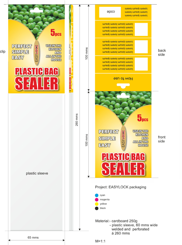 Diseño de Empaque por crea para easyLock | Diseño #12577811