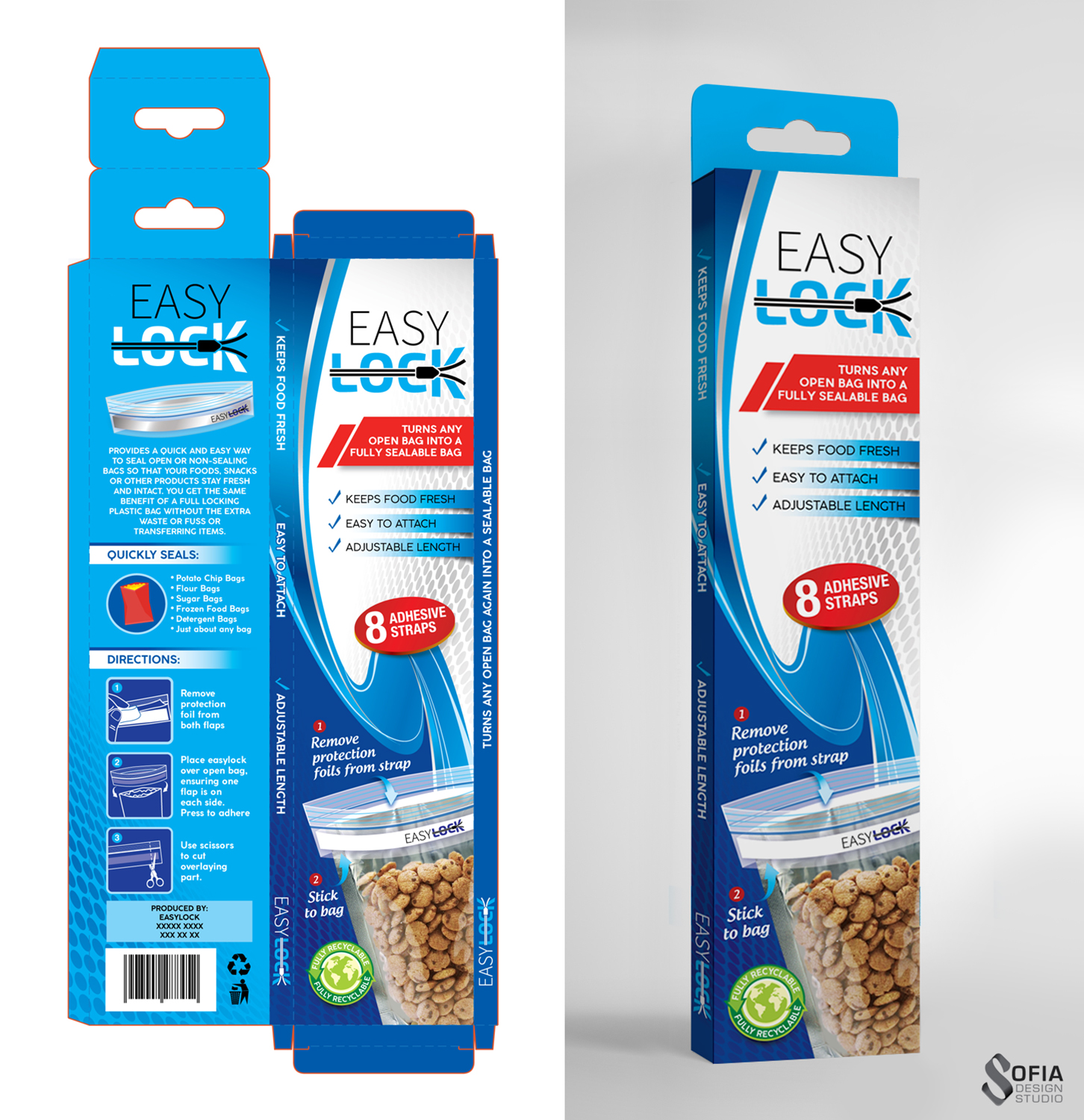 Packaging Design by SofiaDesignStudio for easyLock | Design #12636023