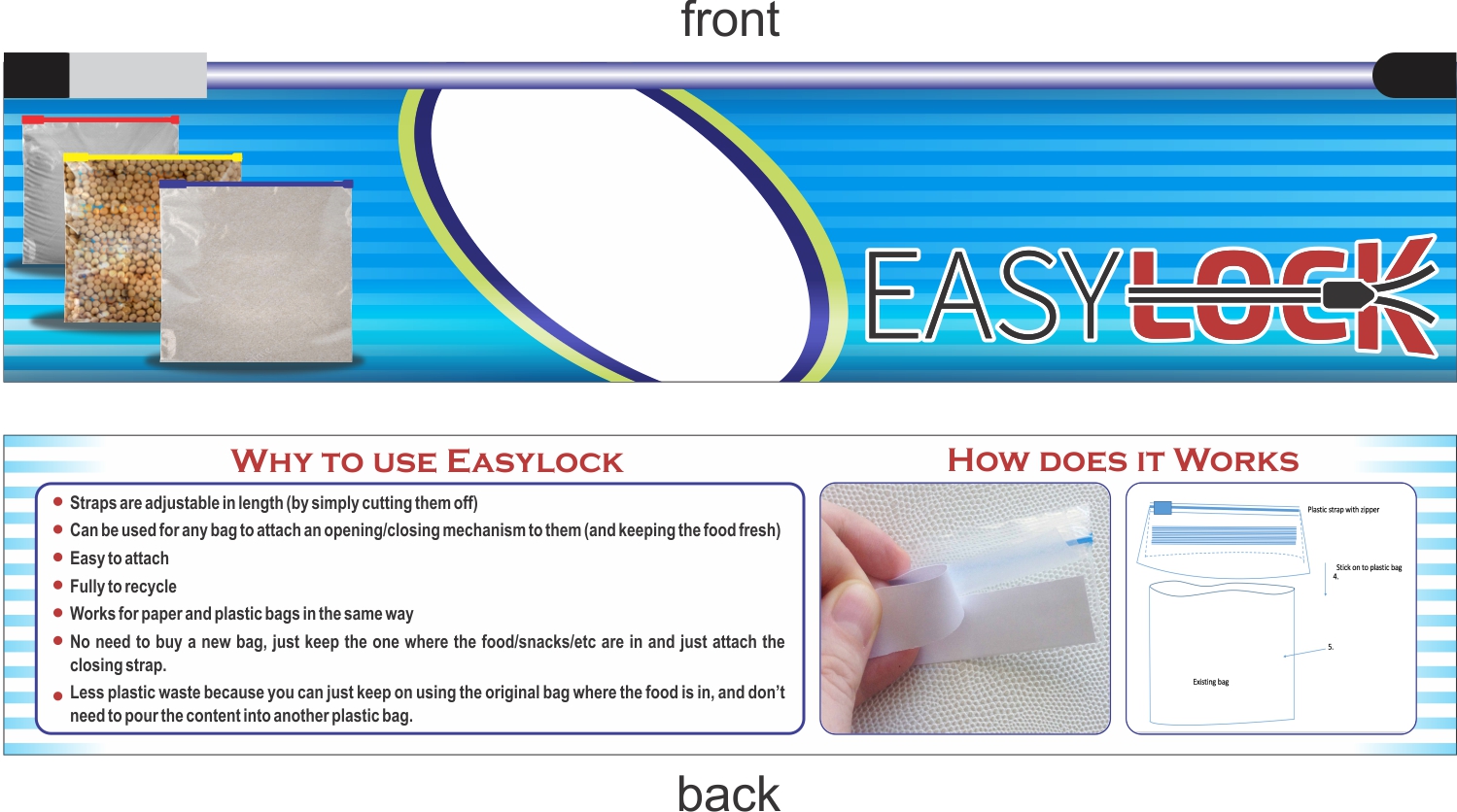 Packaging Design by Robert Macwan for easyLock | Design #12476308