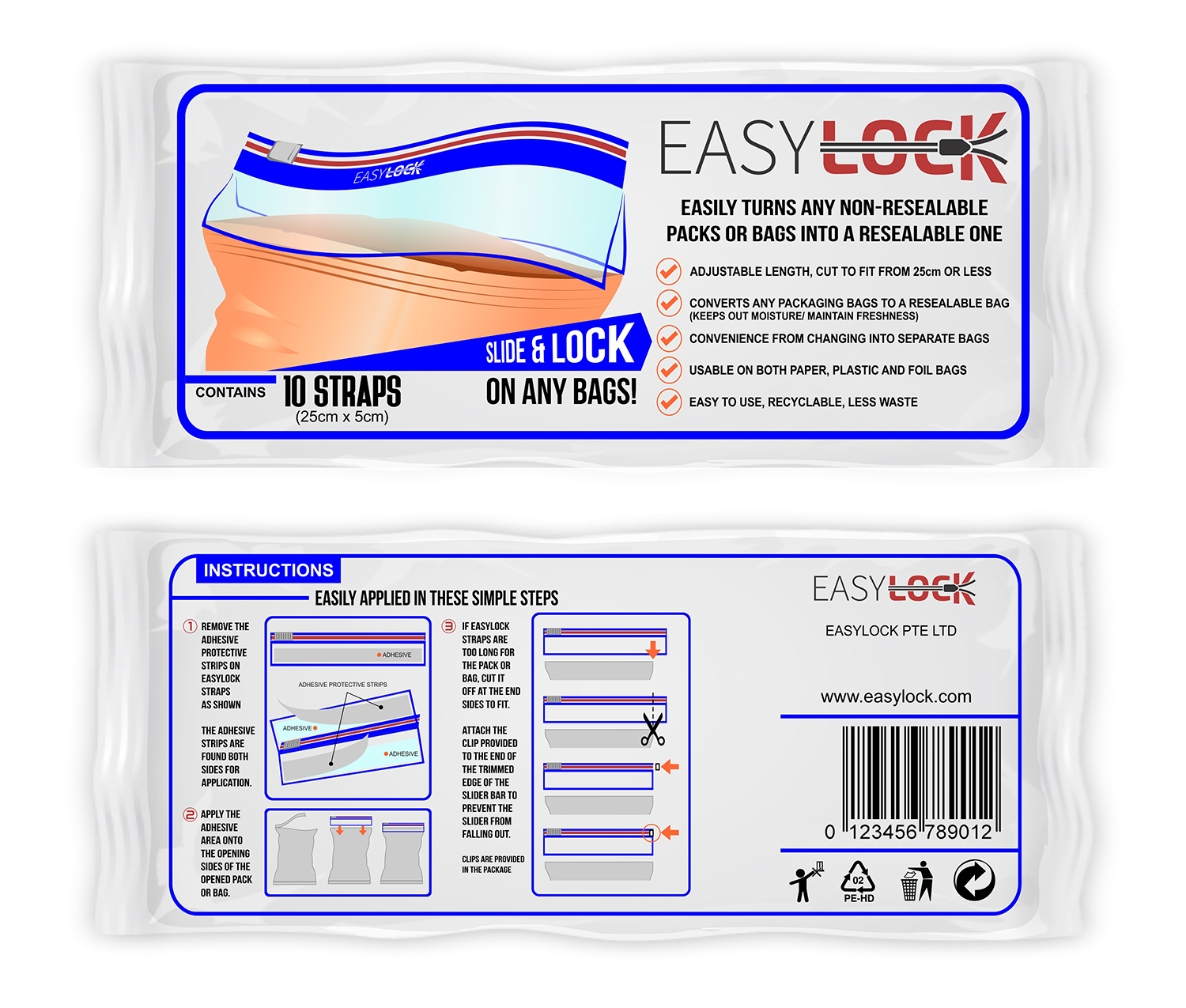 Packaging Design by Chromax8 for easyLock | Design #12551034
