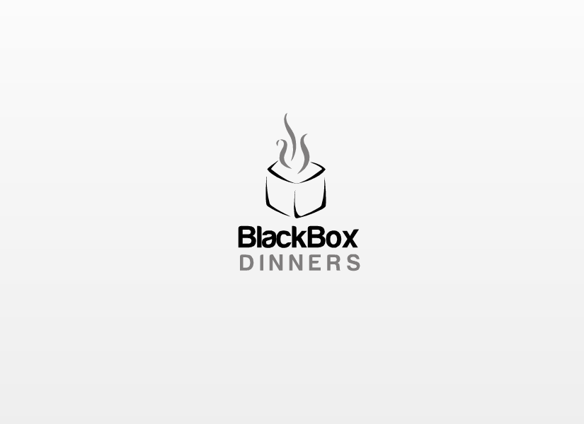 Diseño de Logo por QuartzDesigns para Black Box Dinners  | Diseño #12405194