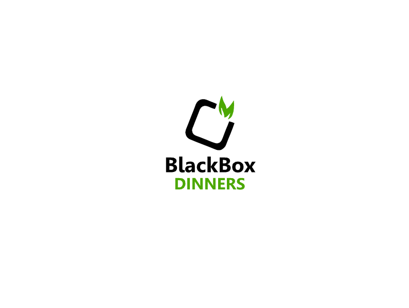 Diseño de Logo por k.karina10 para Black Box Dinners  | Diseño #12405243