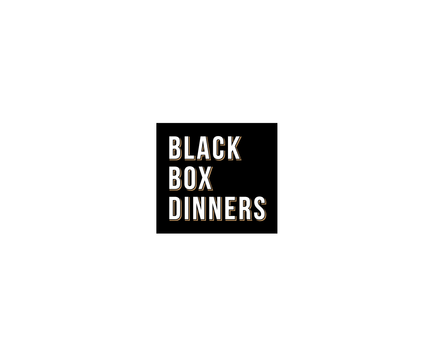 Diseño de Logo por AlexMorisseau para Black Box Dinners  | Diseño #12322312