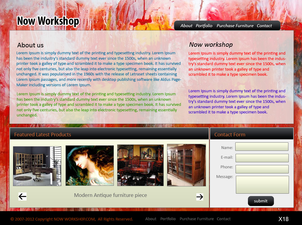 Web Design par pb pour ce projet | Design #553275