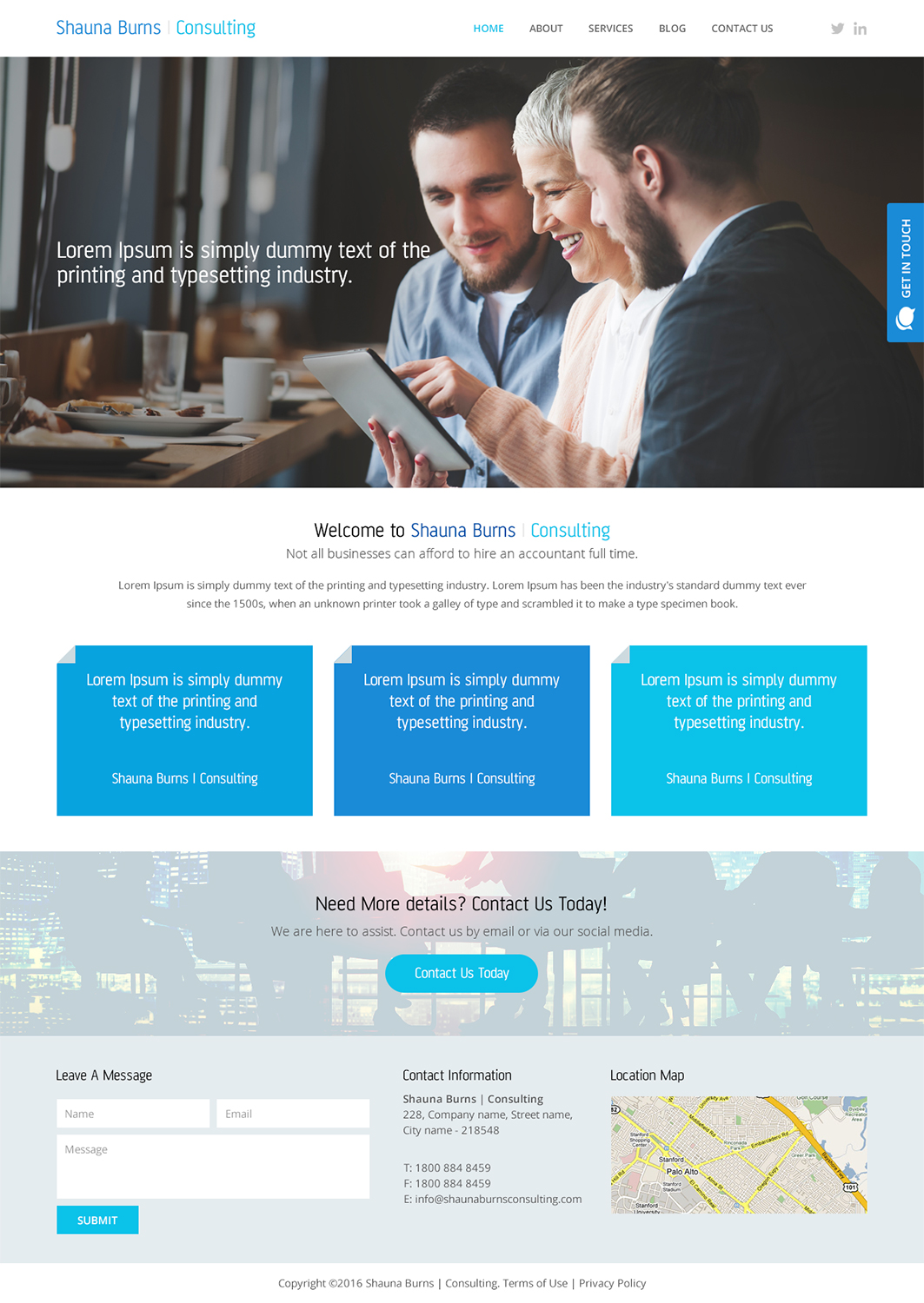 Web Design by RupalTechno for Shauna Burns Consultancy | Design #12329091
