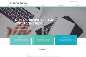 Web Design by J Petteford for Shauna Burns Consultancy | Design: #12308338