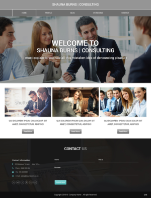 Web Design by pb for Shauna Burns Consultancy | Design: #12316603