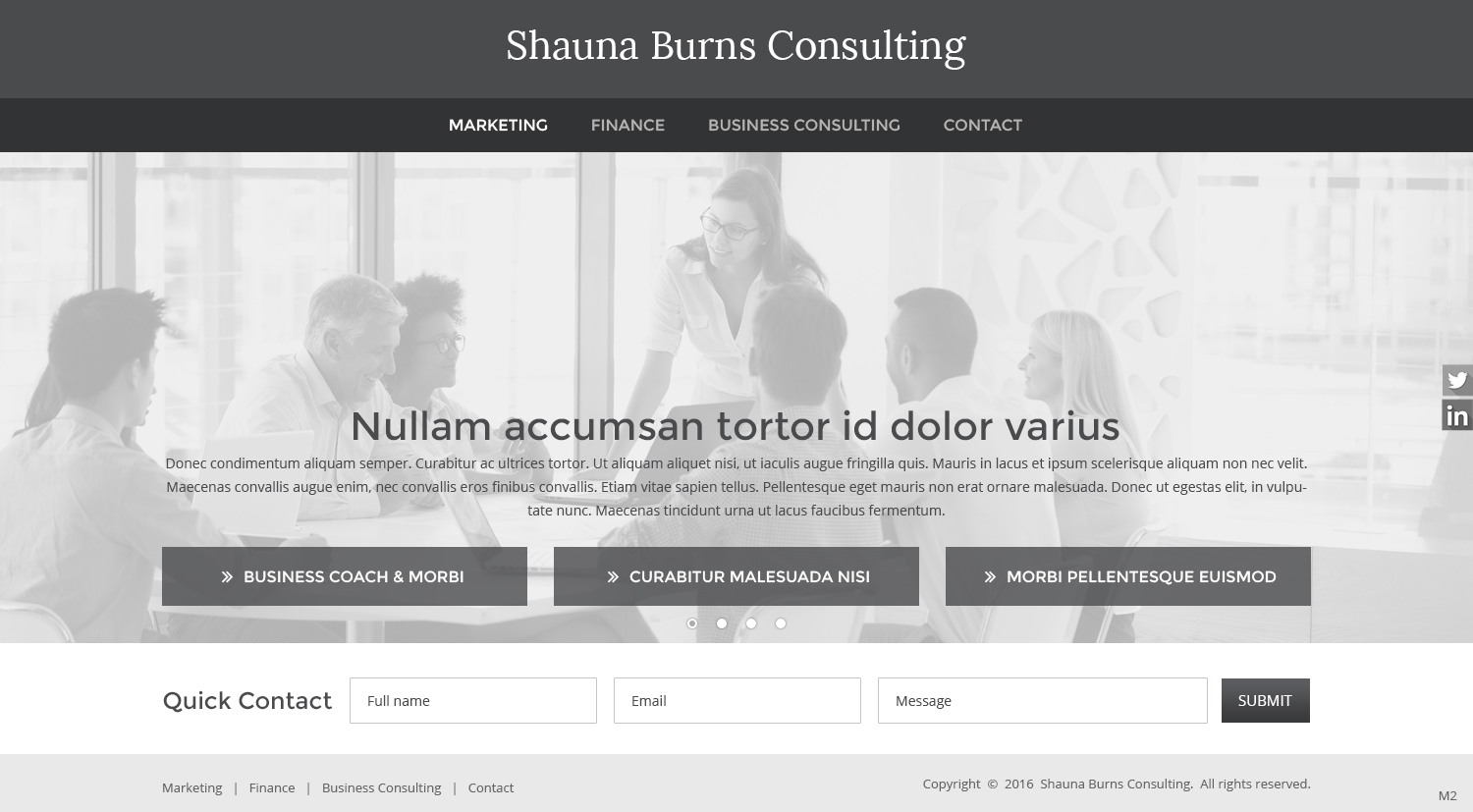 Web Design by pb for Shauna Burns Consultancy | Design #12316605