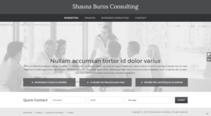 Web Design by pb for Shauna Burns Consultancy | Design: #12316605