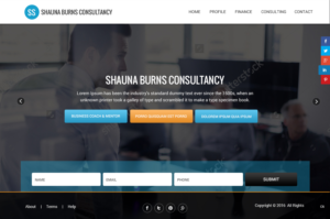 Web Design by pb for Shauna Burns Consultancy | Design: #12316606