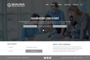 Web Design by pb for Shauna Burns Consultancy | Design: #12316613