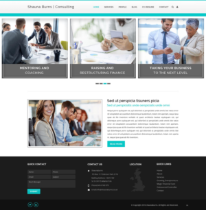 Web Design by pb for Shauna Burns Consultancy | Design: #12332358