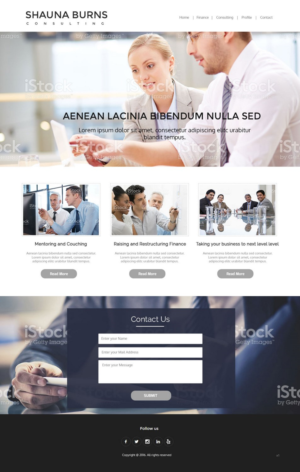 Web Design by pb for Shauna Burns Consultancy | Design: #12332359