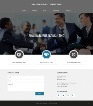 Web Design by pb for Shauna Burns Consultancy | Design: #12332361