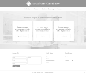 Web Design by pb for Shauna Burns Consultancy | Design: #12332364