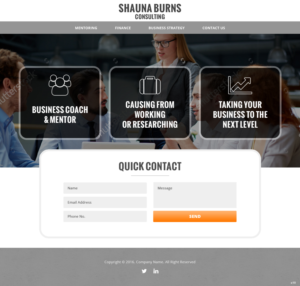 Web Design by pb for Shauna Burns Consultancy | Design: #12332365