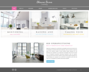 Web Design by pb for Shauna Burns Consultancy | Design: #12511654