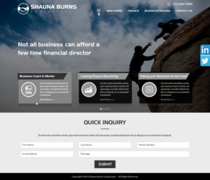 Web Design by Sbss for Shauna Burns Consultancy | Design: #12313673