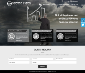 Web Design by Sbss for Shauna Burns Consultancy | Design: #12313674