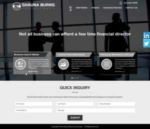 Web Design by Sbss for Shauna Burns Consultancy | Design: #12313675