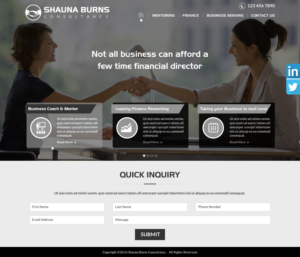 Web Design by Sbss for Shauna Burns Consultancy | Design: #12313676