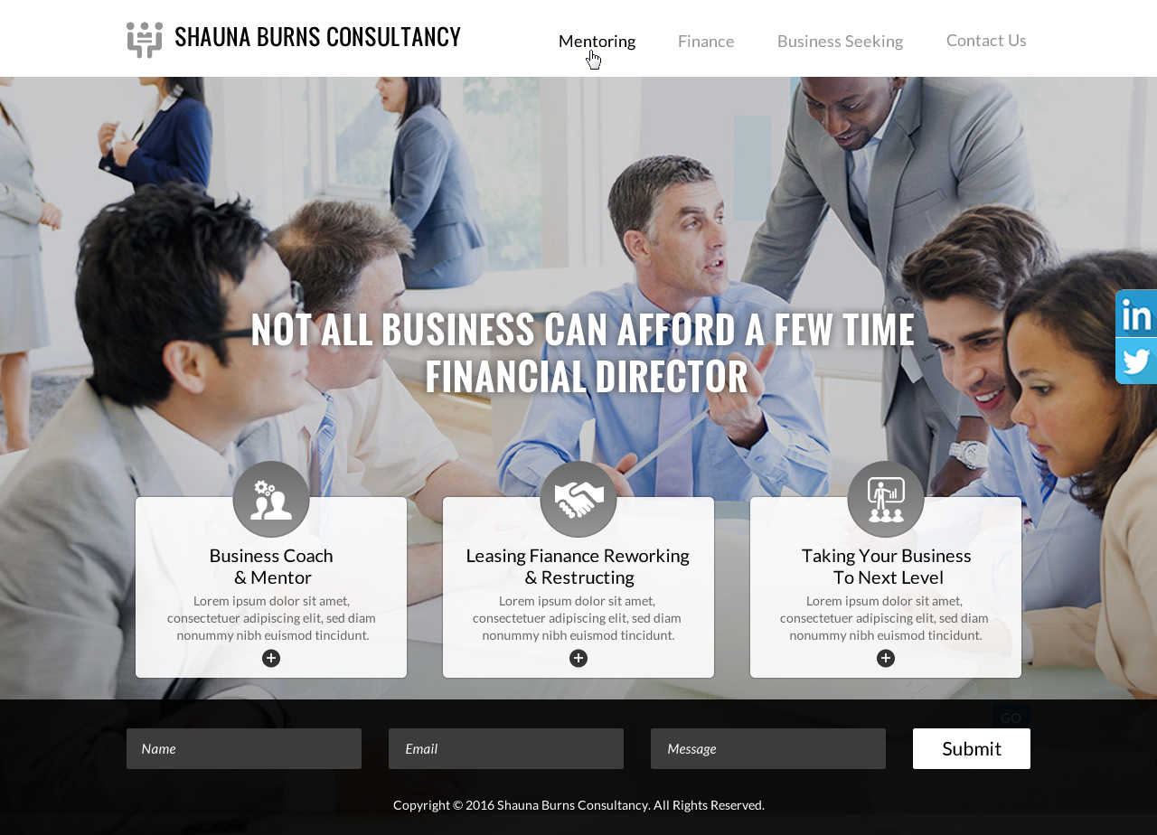 Web Design by Sbss for Shauna Burns Consultancy | Design #12313695