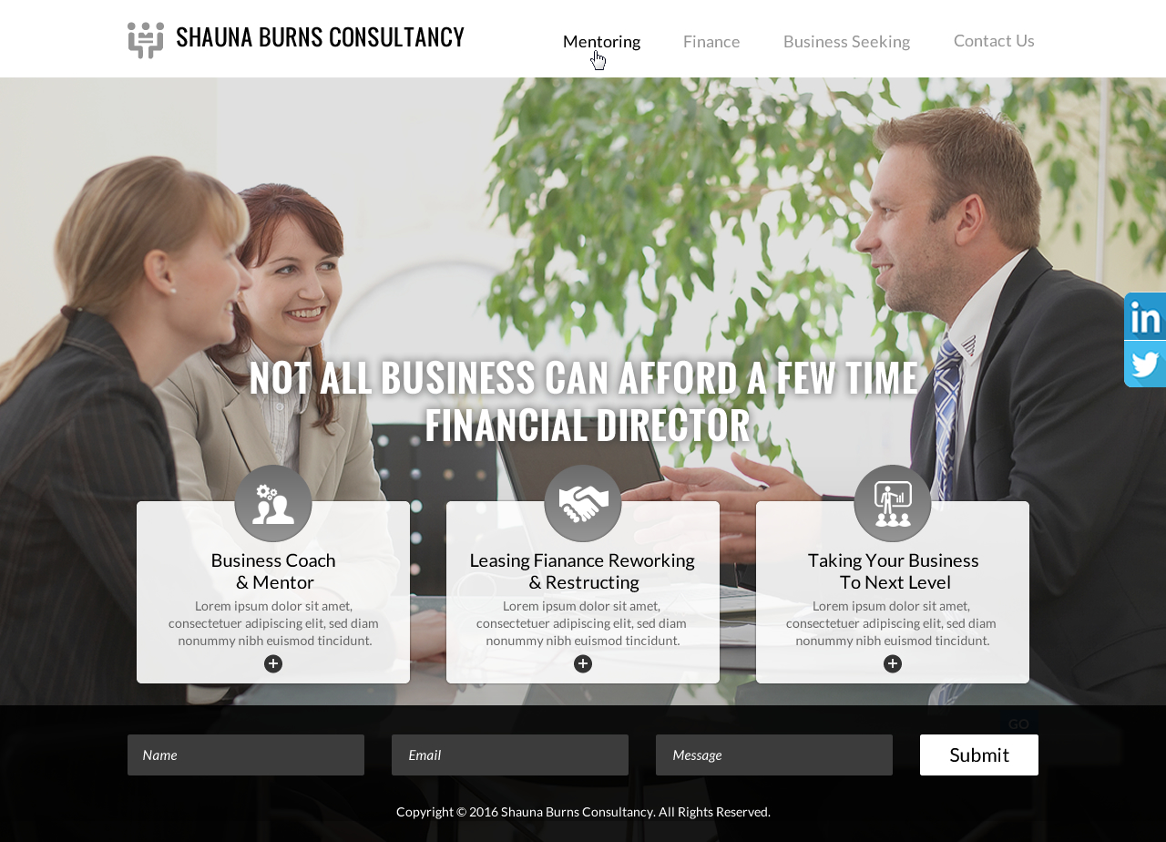 Web Design by Sbss for Shauna Burns Consultancy | Design #12313697