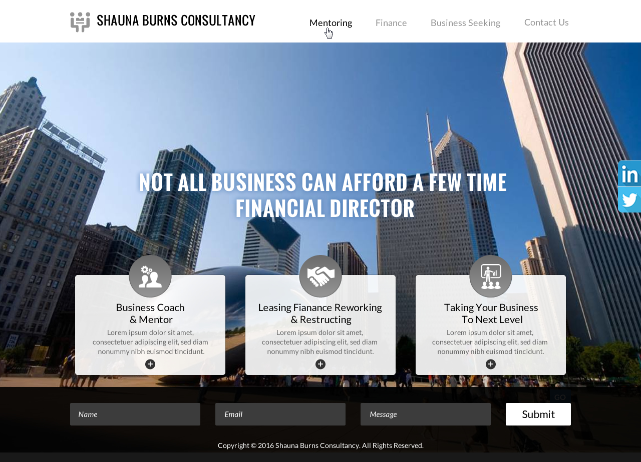 Web Design by Sbss for Shauna Burns Consultancy | Design #12313698