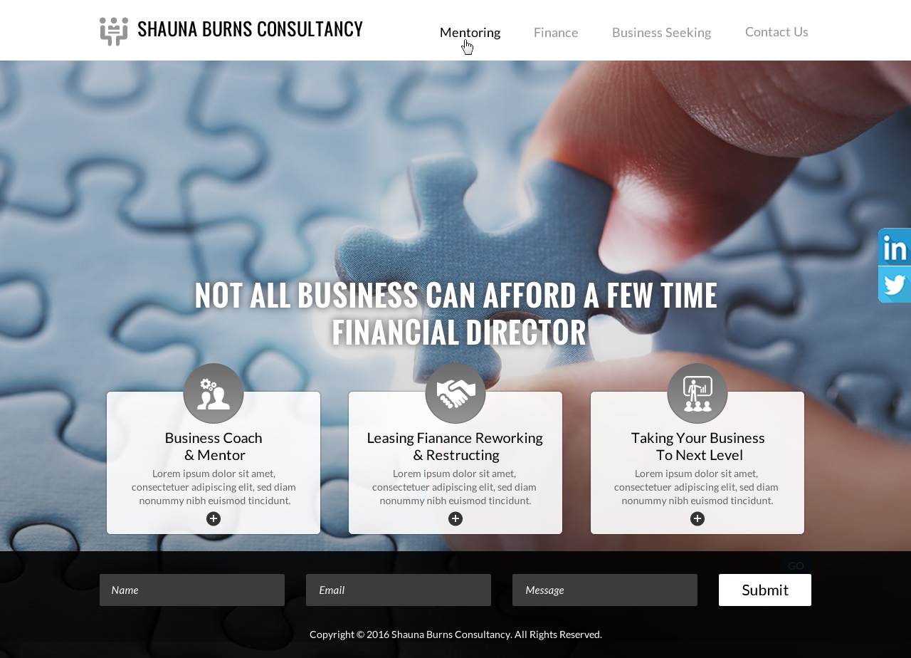 Web Design by Sbss for Shauna Burns Consultancy | Design #12313699