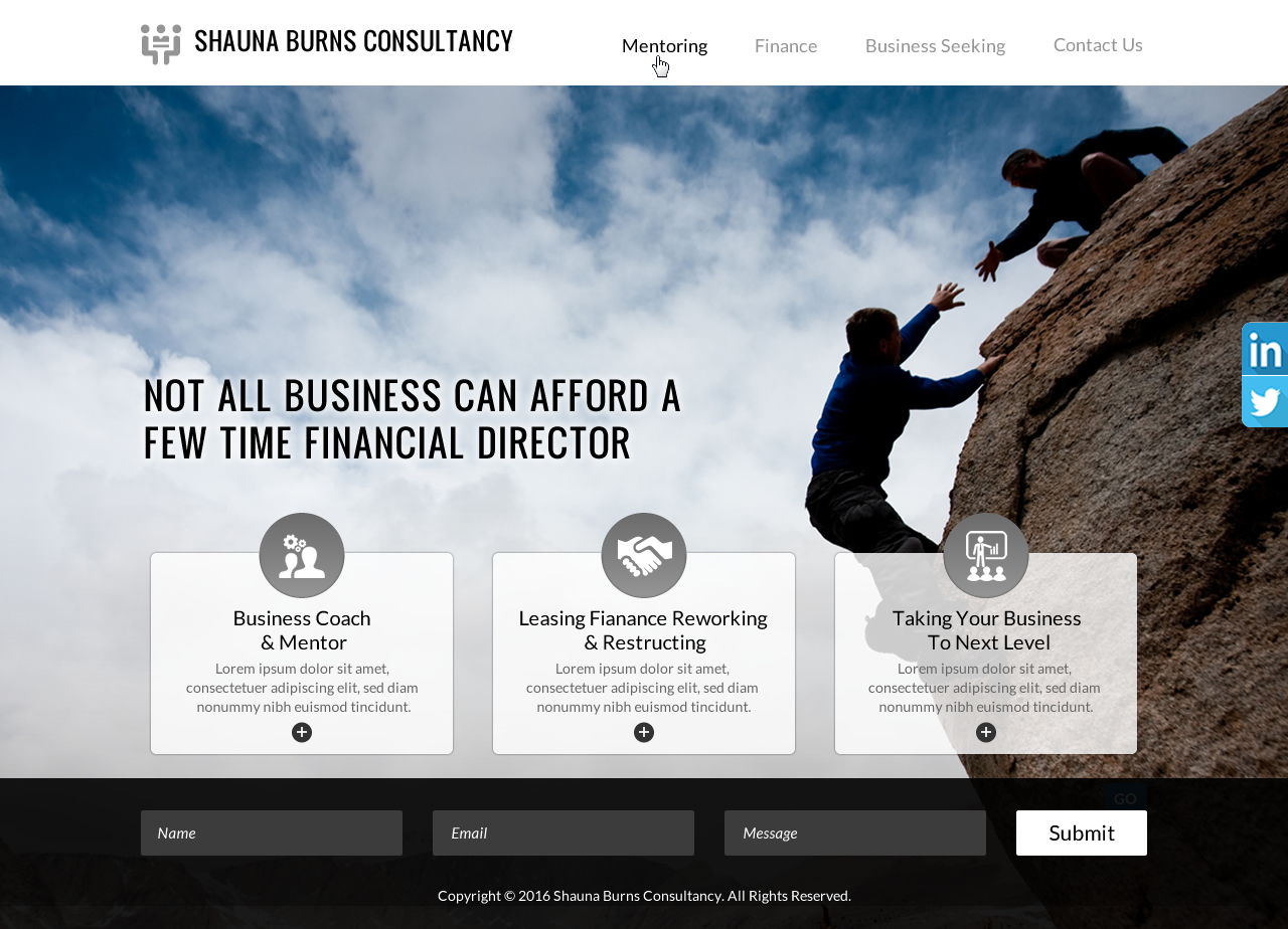 Web Design by Sbss for Shauna Burns Consultancy | Design #12317282