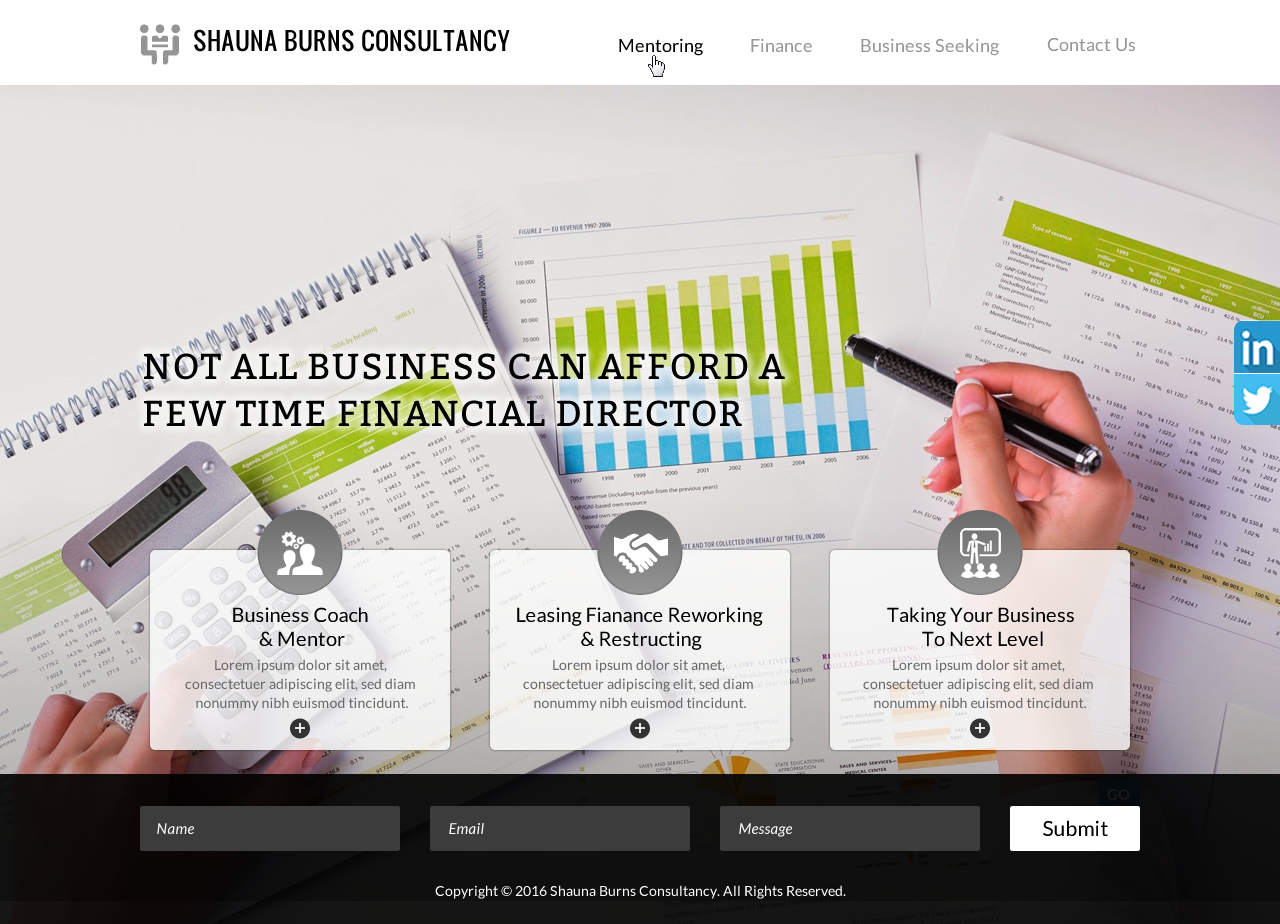 Web Design by Sbss for Shauna Burns Consultancy | Design #12317284