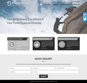 Web Design by Sbss for Shauna Burns Consultancy | Design: #12352244