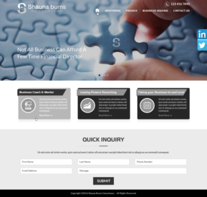 Web Design by Sbss for Shauna Burns Consultancy | Design: #12352245