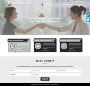Web Design by Sbss for Shauna Burns Consultancy | Design: #12352246