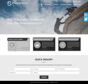Web Design by Sbss for Shauna Burns Consultancy | Design: #12352247