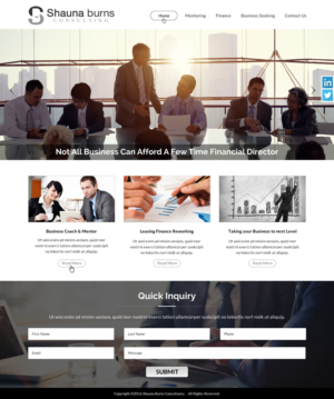 Web Design by Sbss for Shauna Burns Consultancy | Design: #12380814