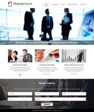 Web Design by Sbss for Shauna Burns Consultancy | Design: #12380815