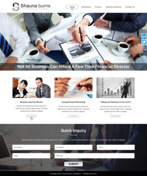 Web Design by Sbss for Shauna Burns Consultancy | Design: #12380859