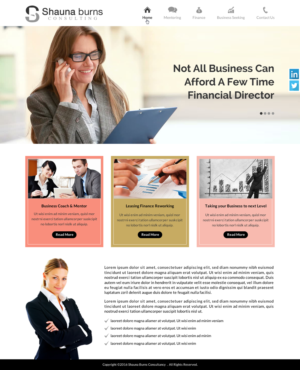 Web Design by Sbss for Shauna Burns Consultancy | Design: #12386129