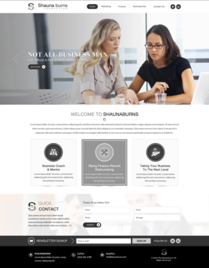 Web Design by Sbss for Shauna Burns Consultancy | Design: #12386135