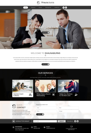 Web Design by Sbss for Shauna Burns Consultancy | Design: #12386137