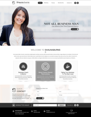 Web Design by Sbss for Shauna Burns Consultancy | Design: #12386138