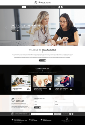 Web Design by Sbss for Shauna Burns Consultancy | Design: #12386139