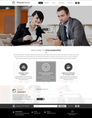 Web Design by Sbss for Shauna Burns Consultancy | Design: #12386140