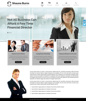 Web Design by Sbss for Shauna Burns Consultancy | Design: #12401532